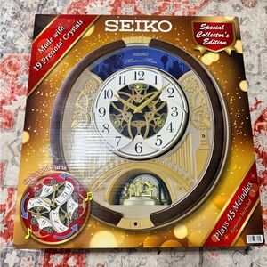 Seiko melodies in motion wall clock. Special Collector's Edition NWT